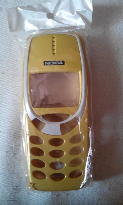 Лот: 3949858. Фото: 1. корпус Nokia 3310 цвет золото. Корпуса, клавиатуры, кнопки