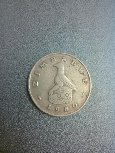 Лот: 7660827. Фото: 1. 20 центов 1980 год Зимбабве. Африка