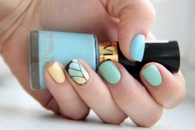 Лот: 3665461. Фото: 1. 6 гель-лаков шеллак блюскай одним... Лак для ногтей