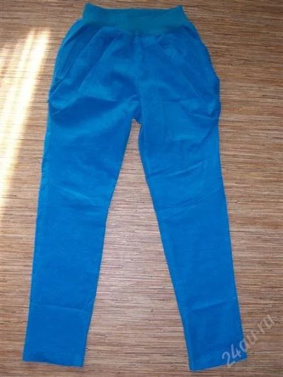 Лот: 1691120. Фото: 1. Брючки микровельвет 46. Брюки, шорты