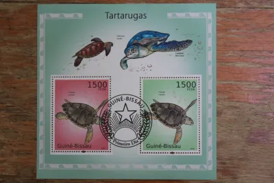 Лот: 21449813. Фото: 1. Гвинея Биссау 2010 Морские черепахи... Марки