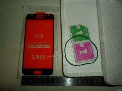 Лот: 18305710. Фото: 1. Защитное стекло для телефона Samsung... Защитные стёкла, защитные плёнки