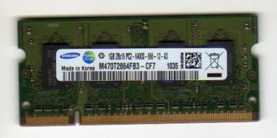 Лот: 4153588. Фото: 1. Модуль памяти SO-DIMM DDR2 1Gb... Оперативная память
