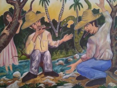 Лот: 15496554. Фото: 1. Современная кубинская живопись... Картины, гравюры