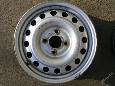 Лот: 1263863. Фото: 1. Штамповки r14, J5", PCD 4x100... Диски