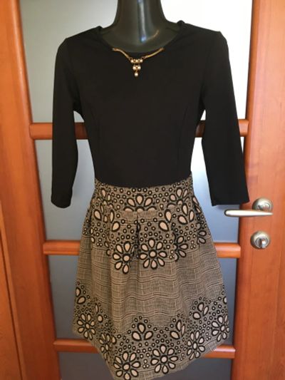 Лот: 25884742. Фото: 1. Платье комбинированное размер... Платья