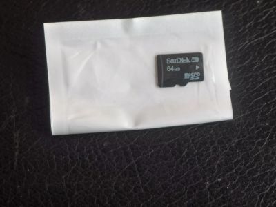 Лот: 19270837. Фото: 1. Ретро флешка MicroSD 64 Мегабайта. Карты памяти