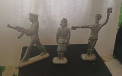 Лот: 19183672. Фото: 1. Солдатики оловянные, из СССР... Игрушки