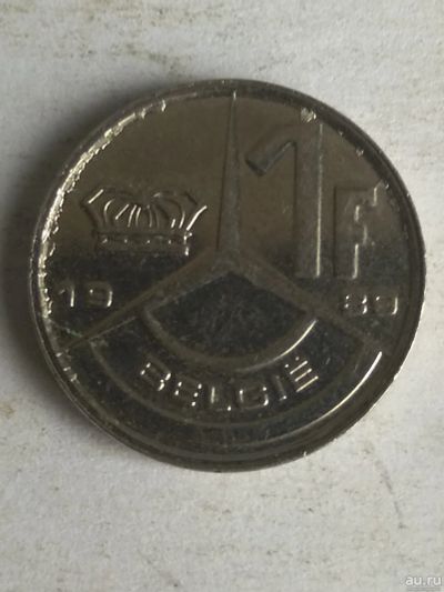 Лот: 13466192. Фото: 1. бельгия 1 франк 1989. Европа