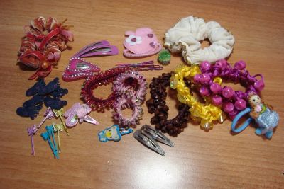 Лот: 3266056. Фото: 1. Сбор украшений для волос. Заколки... Заколки, вееры, расчёски