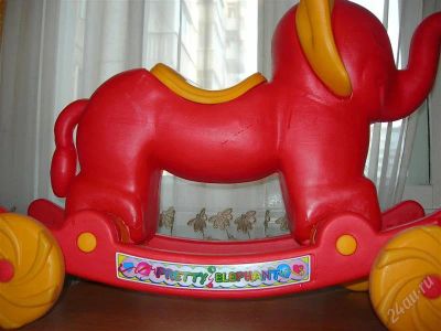 Лот: 1476087. Фото: 1. Качалка-каталка слон. Машины и техника