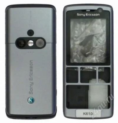 Лот: 1740525. Фото: 1. Корпус Sony Ericsson K610 (серый... Корпуса, клавиатуры, кнопки