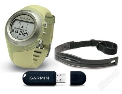 Лот: 2957802. Фото: 1. Garmin Forerunner 405 W Green... GPS-навигаторы