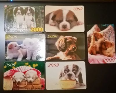 Лот: 20982291. Фото: 1. календарики "собаки". Календари