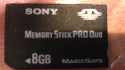Лот: 1524156. Фото: 1. memory stick pro duo 8gb продажа... Карты памяти