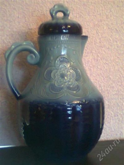 Лот: 2797339. Фото: 1. Кувшин керамика 3 литра, с крышкой... Кружки, стаканы, бокалы