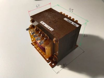Лот: 25888939. Фото: 1. Транформатор 220/12V. Первичная... Трансформаторы, катушки