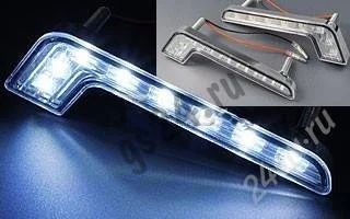 Лот: 1237760. Фото: 1. Авто-огни 8 LED. Оптика и освещение