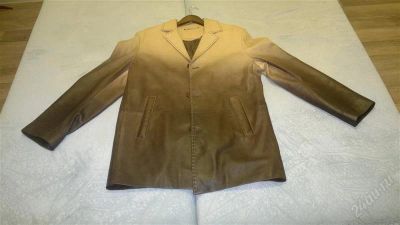 Лот: 1701385. Фото: 1. Куртка (пиджак) кожаная мужская. Верхняя одежда