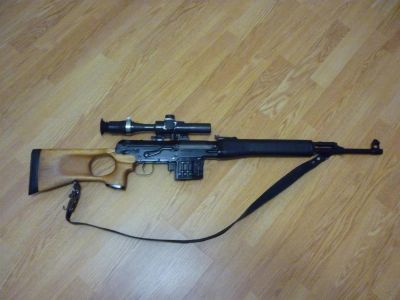 Лот: 3725154. Фото: 1. охотничий карабин "Тигр" с армейским... Охотничье оружие