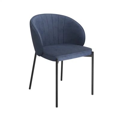 Лот: 19686523. Фото: 1. Стул ДЕНИ (сидение ткань Темно-синий... Столы, стулья, обеденные группы