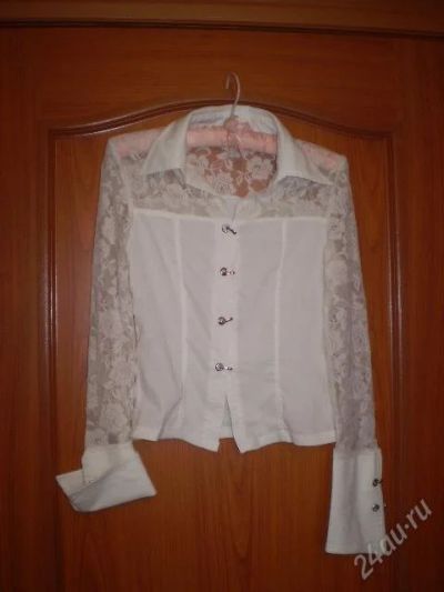 Лот: 36744. Фото: 1. рубашка белая! новьё! 42-44р. Красноярск