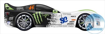 Лот: 3478893. Фото: 1. Кровать машина "Импульс". Детские кровати и кроватки