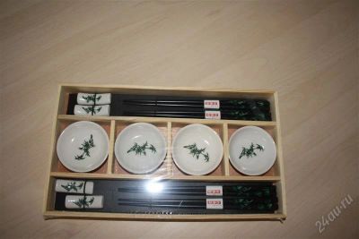 Лот: 676453. Фото: 1. Набор для суши на 4 персоны. Новый... Другое (посуда, кухонная утварь)