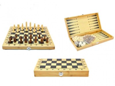 Лот: 7221316. Фото: 1. Шахматы шашки нарды - Деревянные... Шахматы, шашки, нарды