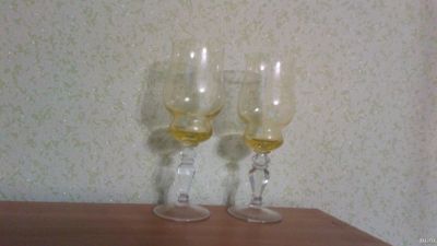 Лот: 17954198. Фото: 1. Бокалы СССР цветное стекло. Кружки, стаканы, бокалы