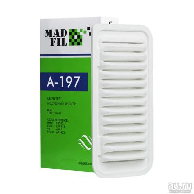 Лот: 12497171. Фото: 1. MADFIL A-197 (A197, C2513, 17801-21030... Расходные материалы