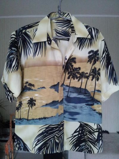 Лот: 4782970. Фото: 1. Рубашка мужская.Гавайская. Размер... Рубашки, водолазки