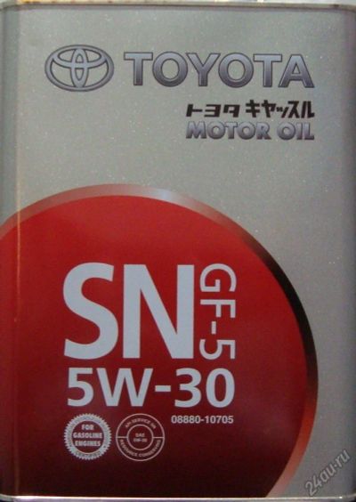 Лот: 5837434. Фото: 1. Toyota motor oil 5W30 SN/CF GF-5... Масла, жидкости