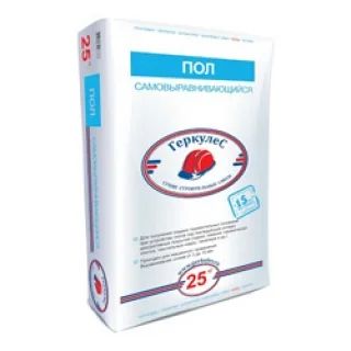 Лот: 3705135. Фото: 1. Пол самовыравнивающийся "Геркулес... Смеси, шпатлевки, цемент