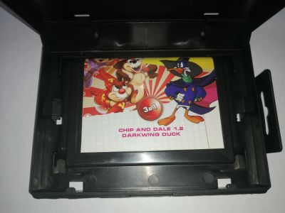 Лот: 19847061. Фото: 1. картридж Sega 3в1 Чип и Дейл 1... Игры для консолей