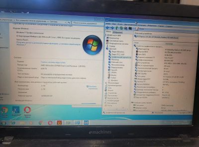 Лот: 18418618. Фото: 1. Ноутбук Emachines два ядра, 6Гб... Ноутбуки