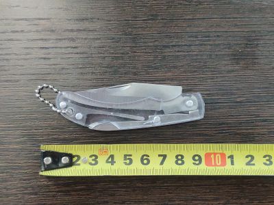 Лот: 16092156. Фото: 1. Брелок-ножик с замкос. Брелоки для ключей