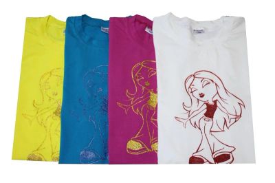 Лот: 6624742. Фото: 1. Футболка новая с аппликацией р-р... Футболки, поло, топы, лонгсливы