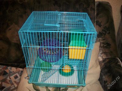 Лот: 2635464. Фото: 1. клетка для хомяка. Домики, переноски, клетки, когтеточки