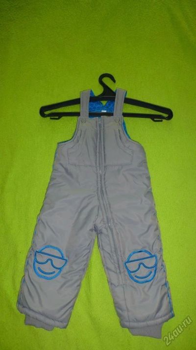 Лот: 5671833. Фото: 1. Зимние штаны на лямках 12М-24M. Верхняя одежда