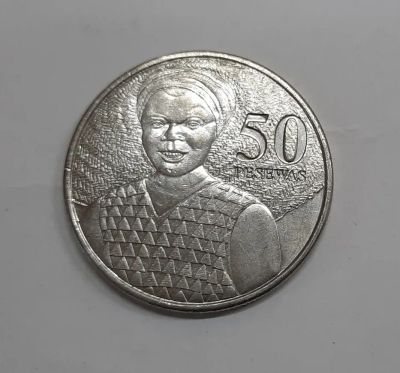 Лот: 21249763. Фото: 1. Монета Гана 50 песев 2007г. Африка