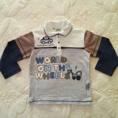 Лот: 6421608. Фото: 1. Нарядная трикотажная рубашечка... Свитера, худи, толстовки