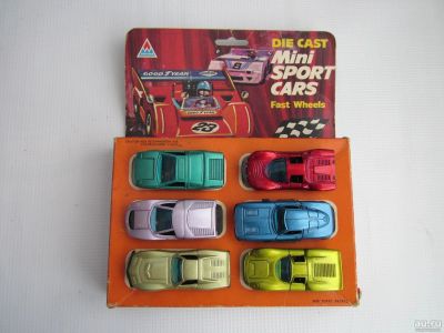 Лот: 18189689. Фото: 1. Mini sport cars WT 201-206 Fast... Автомоделизм