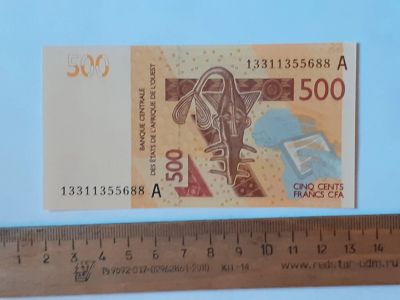 Лот: 25889629. Фото: 1. ЦАР 500 центов 2012 год пресс. Африка