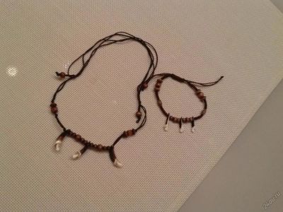 Лот: 5580534. Фото: 1. этнический набор браслет и украшение... Заколки, вееры, расчёски