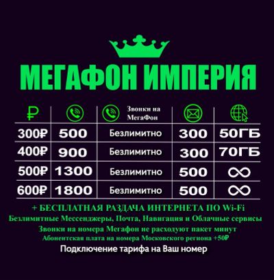 Лот: 25899638. Фото: 1. Тариф империя Мегафон на ваш номер. SIM-карты, телефонные номера