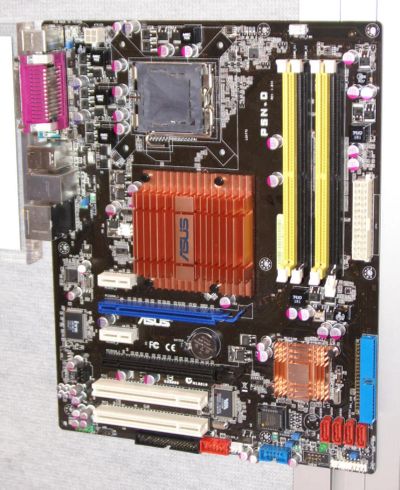 Лот: 6659201. Фото: 1. ASUS P5N-D Поддержка 4-х ядерных... Материнские платы