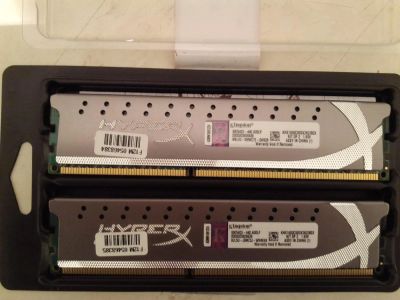 Лот: 6706457. Фото: 1. Kingston HyperX DDR3 (4 Гб x 2... Оперативная память