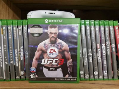 Лот: 25896685. Фото: 1. Игра UFC 3 (Xbox One, Русские... Игры для консолей