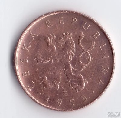 Лот: 15688286. Фото: 1. Монета 10 крон Чехия 1993 год... Европа